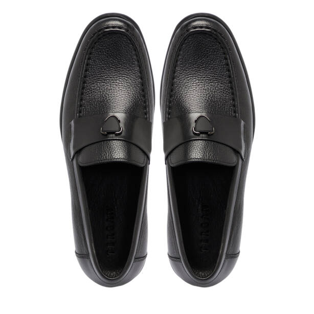 Siyah Deri Erkek Klasik Ayakkabı - E25S1AY57487-A23 - 5