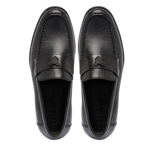 Siyah Deri Erkek Klasik Ayakkabı - E25S1AY57487-A23 - 5