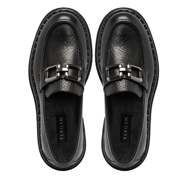 Siyah Deri Erkek Klasik Ayakkabı - E25S1AY57493-A23 - 5