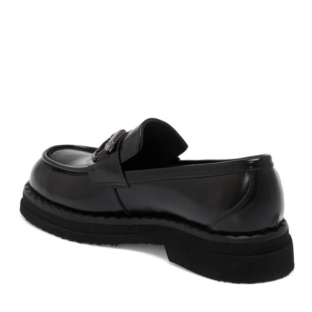 Siyah Deri Erkek Klasik Ayakkabı - E25S1AY57493-F44 - 2