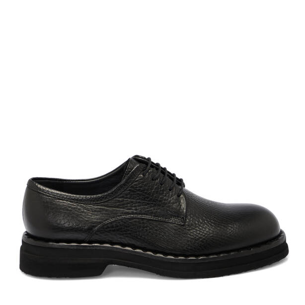 Siyah Deri Erkek Klasik Ayakkabı - E25S1AY57494-A23 - 3