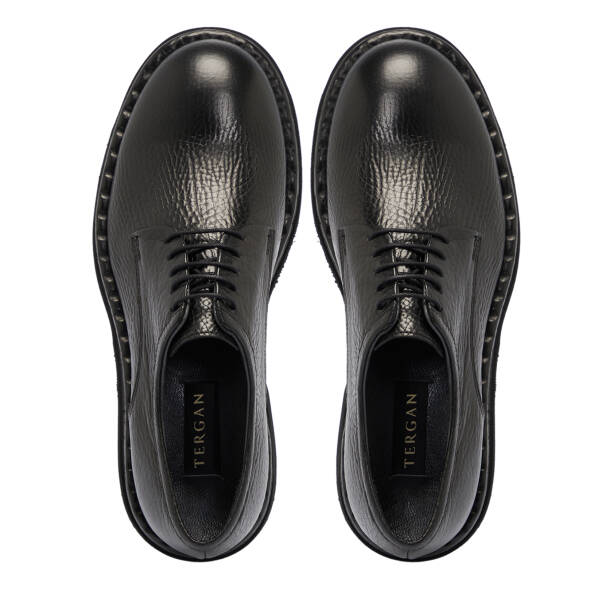 Siyah Deri Erkek Klasik Ayakkabı - E25S1AY57494-A23 - 5