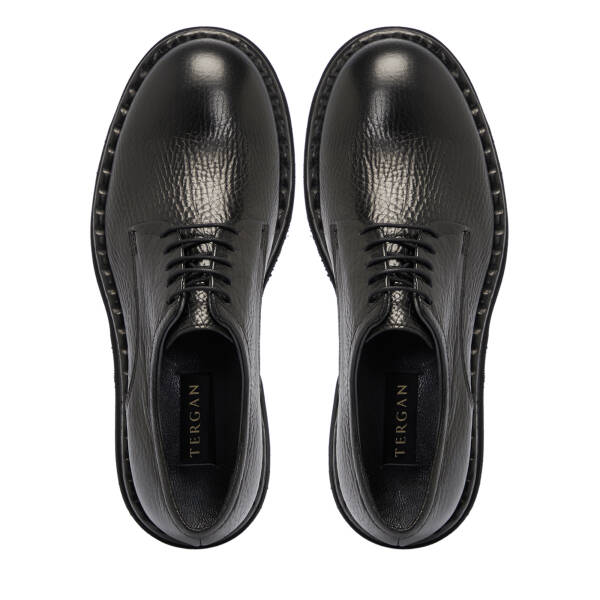 Siyah Deri Erkek Klasik Ayakkabı - E25S1AY57494-A23 - 5