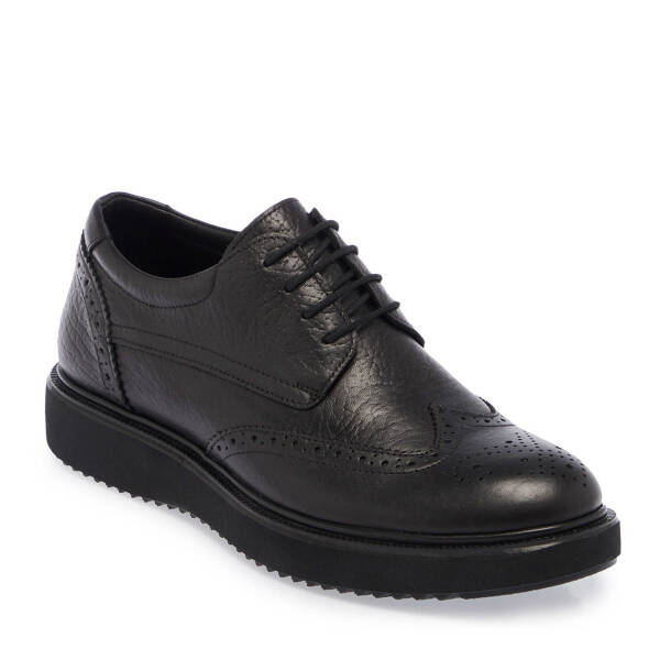 Siyah Hakiki Deri Erkek Klasik Ayakkabı - E25S1AY57507-A23 - 2