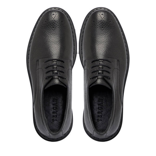 Siyah Deri Erkek Klasik Ayakkabı - E25S1AY57519-A41 - 5