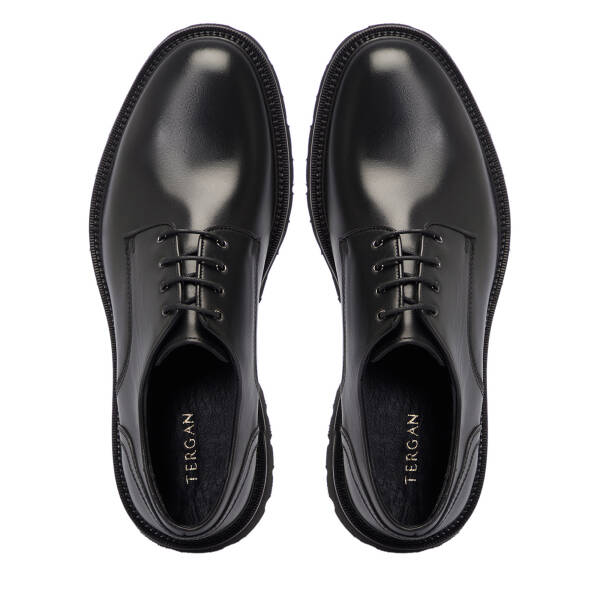 Siyah Deri Erkek Klasik Ayakkabı - E25S1AY57523-A43 - 5