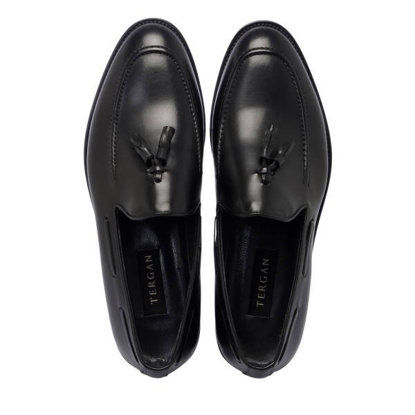 Siyah Deri Erkek Klasik Ayakkabı - E25S1AY57534-A43 - 5