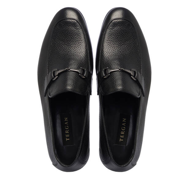 Siyah Deri Erkek Klasik Ayakkabı - E25S1AY57536-A41 - 5