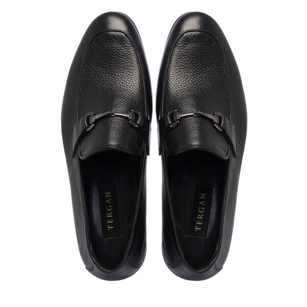 Siyah Deri Erkek Klasik Ayakkabı - E25S1AY57536-A41 - 5