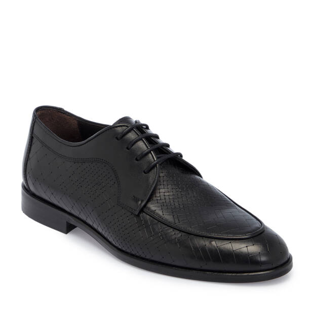 Siyah Deri Erkek Klasik Ayakkabı - E25S1AY57554-A43 - 1