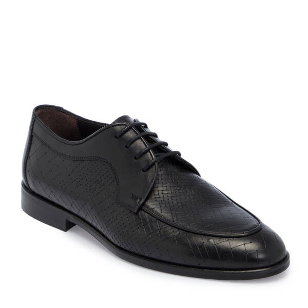 Siyah Deri Erkek Klasik Ayakkabı - E25S1AY57554-A43 - 1