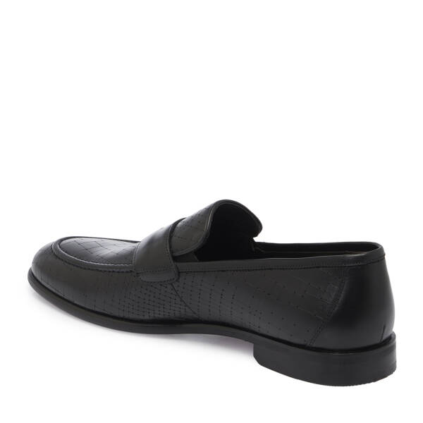 Siyah Deri Erkek Klasik Ayakkabı - E25S1AY57555-A43 - 2