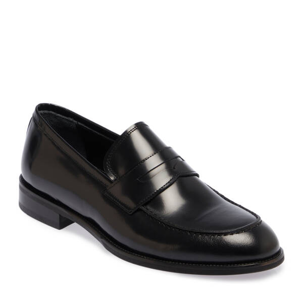 Siyah Deri Erkek Klasik Ayakkabı - E25S1AY57566-A35 - 1