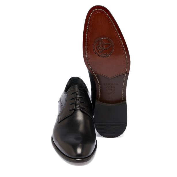 Siyah Deri Erkek Klasik Ayakkabı - E25S1AY57568-A43 - 4