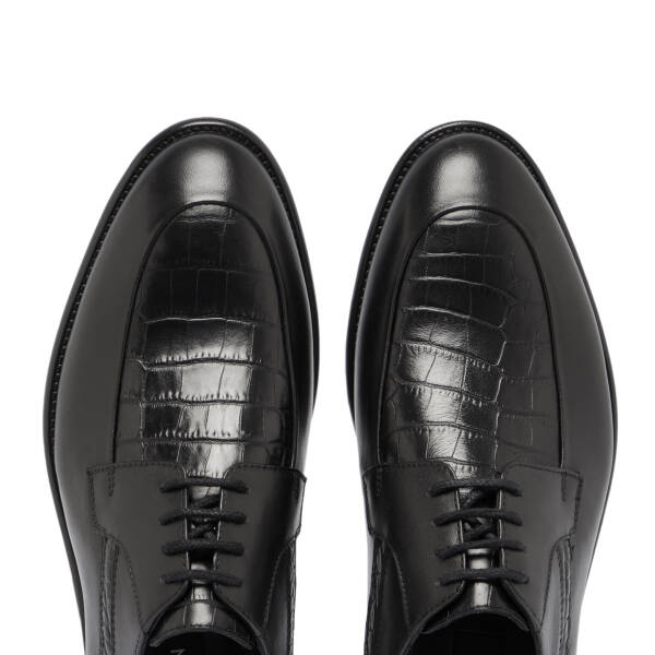 Siyah Deri Erkek Klasik Ayakkabı - E25S1AY57570-A43 - 5