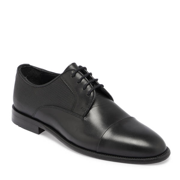 Siyah Deri Erkek Klasik Ayakkabı - E25S1AY57571-A43 - 1