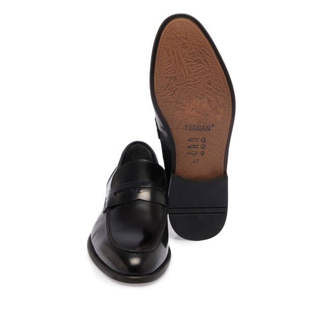 Siyah Deri Erkek Klasik Ayakkabı - E25S1AY57573-A35 - 4