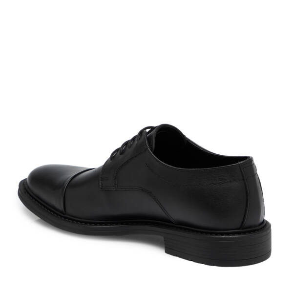 Siyah Hakiki Deri Erkek Klasik Ayakkabı - E25S1AY57650-A23 - 3