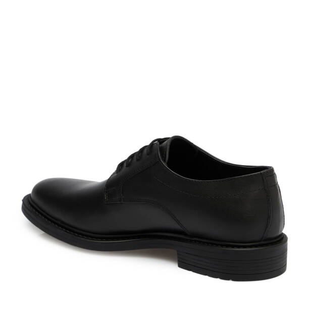 Siyah Hakiki Deri Erkek Klasik Ayakkabı - E25S1AY57651-A23 - Tergan