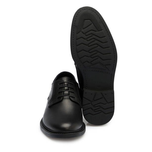 Siyah Hakiki Deri Erkek Klasik Ayakkabı - E25S1AY57651-A23 - Tergan