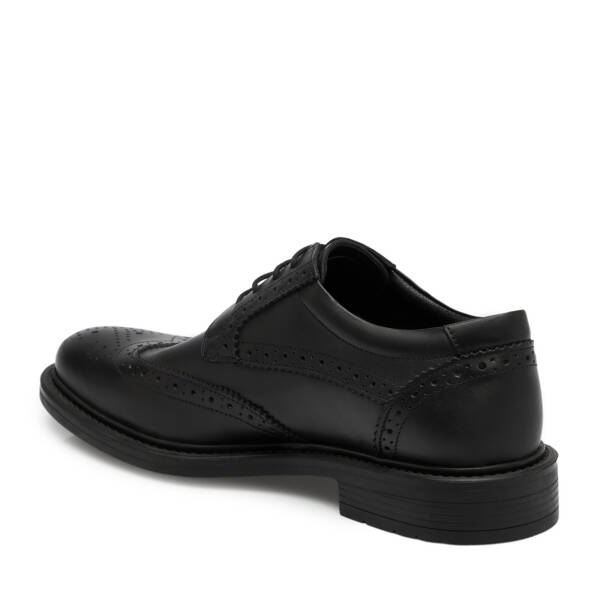 Siyah Hakiki Deri Erkek Klasik Ayakkabı - E25S1AY57652-A23 - 2