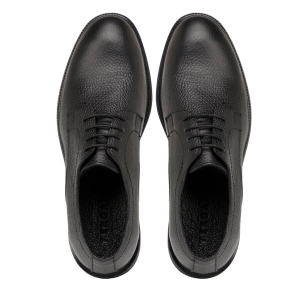 Siyah Hakiki Deri Erkek Klasik Ayakkabı - E25S1AY57653-A23 - 5