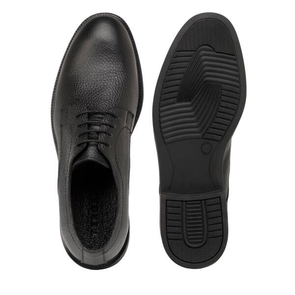 Siyah Hakiki Deri Erkek Klasik Ayakkabı - E25S1AY57653-A23 - 6