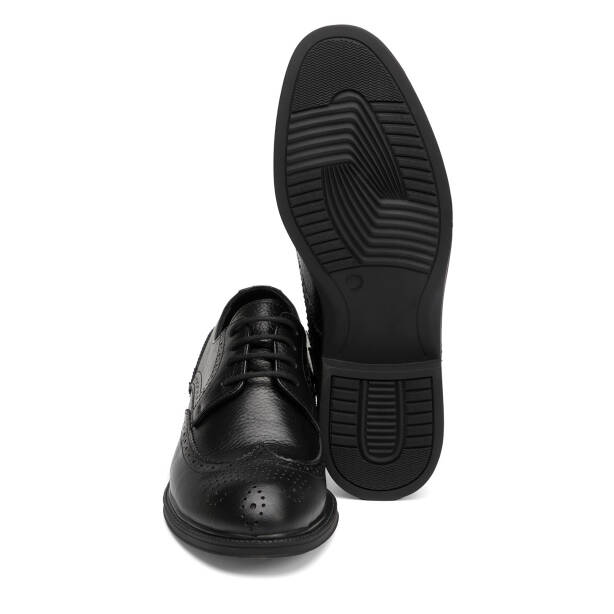 Siyah Hakiki Deri Erkek Klasik Ayakkabı - E25S1AY57654-A23 - Tergan