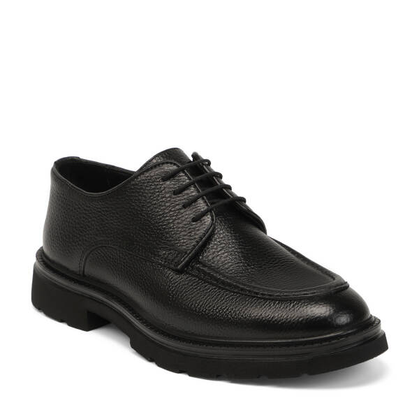 Siyah Hakiki Deri Erkek Klasik Ayakkabı - E25S1AY57659-A41 - 1
