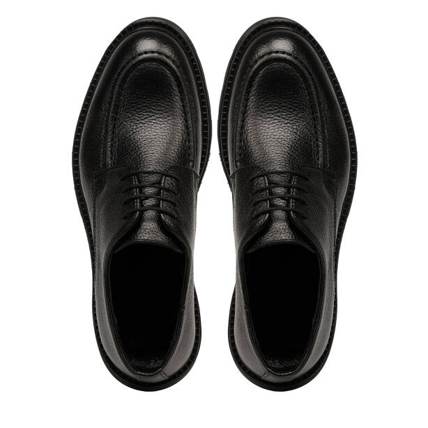 Siyah Hakiki Deri Erkek Klasik Ayakkabı - E25S1AY57659-A41 - Tergan