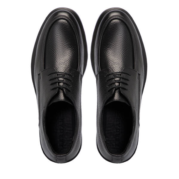 Siyah Hakiki Deri Erkek Klasik Ayakkabı - E25S1AY57670-A41 - 5