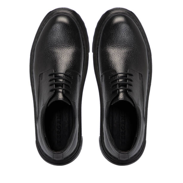 Siyah Hakiki Deri Erkek Klasik Ayakkabı - E25S1AY57672-A41 - 5