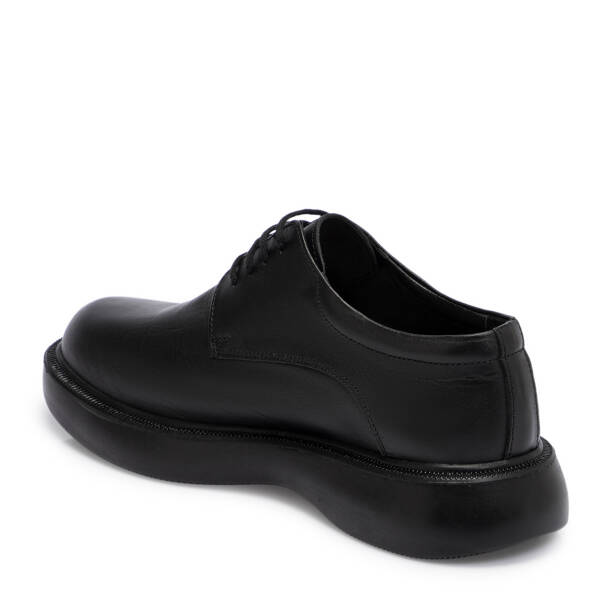 Siyah Hakiki Deri Erkek Klasik Ayakkabı - E25S1AY57674-A23 - 2