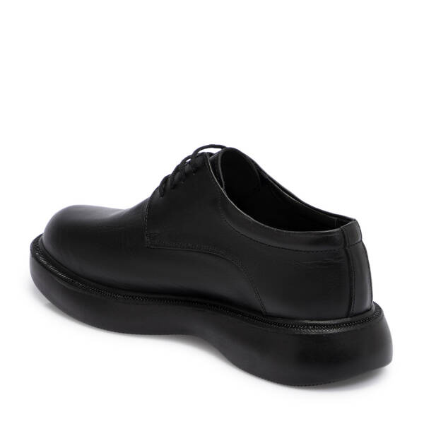 Siyah Hakiki Deri Erkek Klasik Ayakkabı - E25S1AY57674-A23 - 2