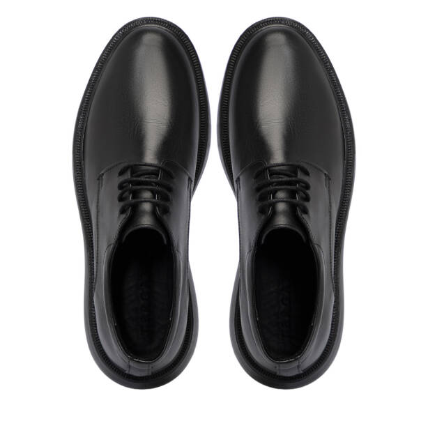 Siyah Hakiki Deri Erkek Klasik Ayakkabı - E25S1AY57674-A23 - 5