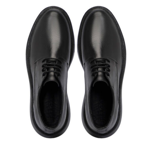 Siyah Hakiki Deri Erkek Klasik Ayakkabı - E25S1AY57674-A23 - 5
