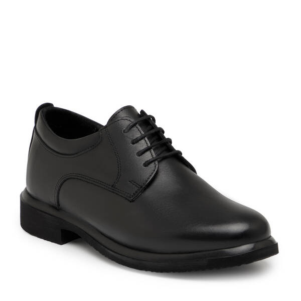 Siyah Hakiki Deri Erkek Klasik Ayakkabı - E25S1AY57685-A23 - 2