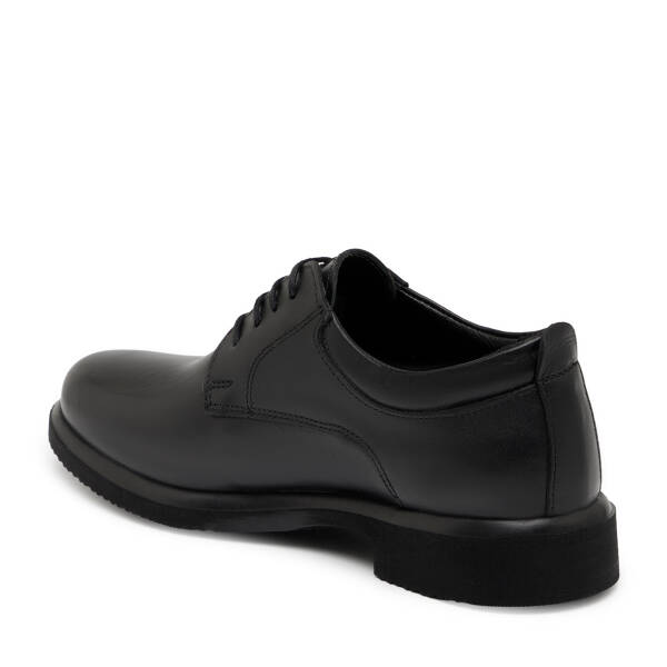 Siyah Hakiki Deri Erkek Klasik Ayakkabı - E25S1AY57685-A23 - 3