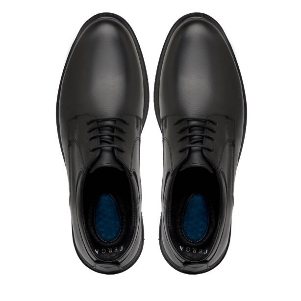 Siyah Hakiki Deri Erkek Klasik Ayakkabı - E25S1AY57685-A23 - Tergan