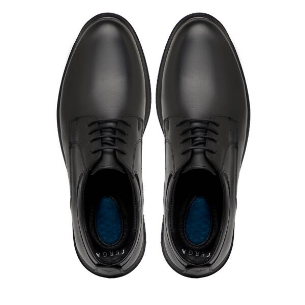 Siyah Hakiki Deri Erkek Klasik Ayakkabı - E25S1AY57685-A23 - 5