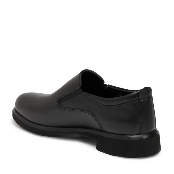 Siyah Hakiki Deri Erkek Klasik Ayakkabı - E25S1AY57686-A23 - 3