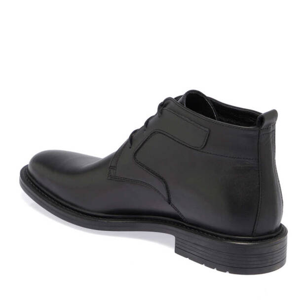 Siyah Hakiki Deri Erkek Klasik Bot - E23K1BT56415-A23 - 3