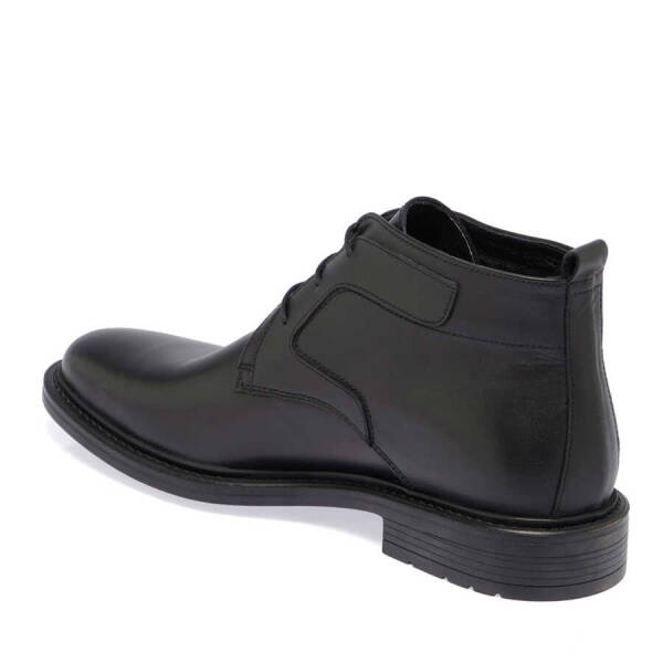 Siyah Hakiki Deri Erkek Klasik Bot - E23K1BT56415-A23 - 3