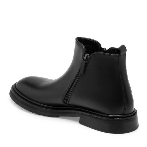 Siyah Deri Erkek Klasik Bot - E24K1BT56977-A43 - 2