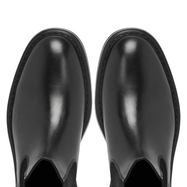 Siyah Deri Erkek Klasik Bot - E24K1BT57040-A43 - 5