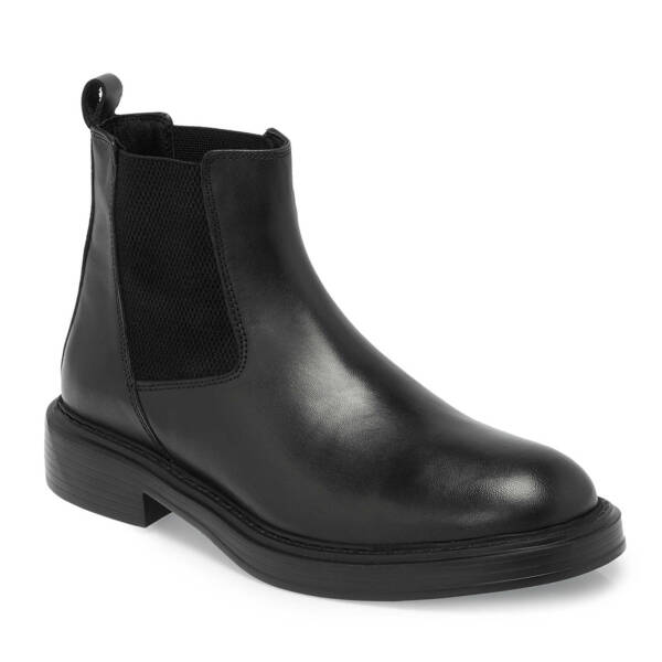 Siyah Deri Erkek Klasik Bot - E24K1BT57040-A43 - 1