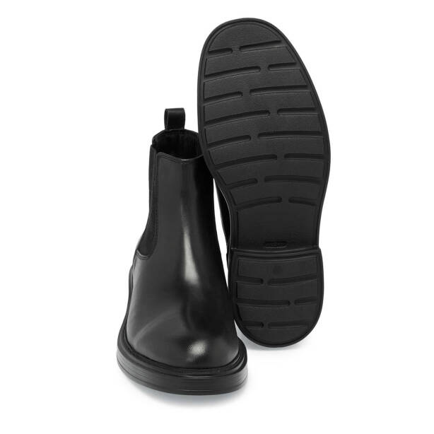 Siyah Deri Erkek Klasik Bot - E24K1BT57040-A43 - 4