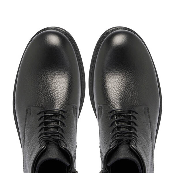 Siyah Deri Erkek Klasik Bot - E24K1BT57047-A23 - 5