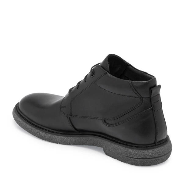 Siyah Deri Erkek Klasik Bot - E24K1BT57072-A23 - 2