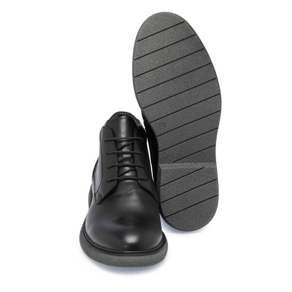 Siyah Deri Erkek Klasik Bot - E24K1BT57072-A23 - 4